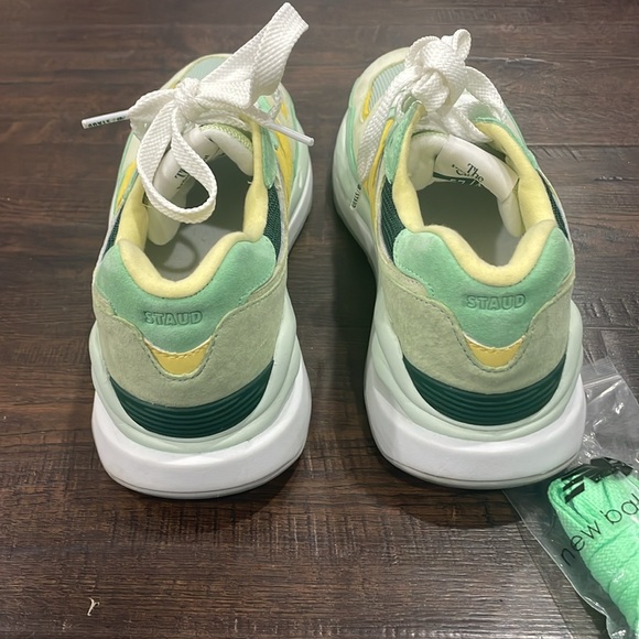 New Balance x Staud Collab size 7.5 lime/yellow - Picture 4 of 7
